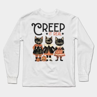 Creep it real halloween Vintage Long Sleeve T-Shirt